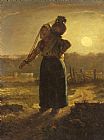 Norman Milkmaid by Jean Francois Millet